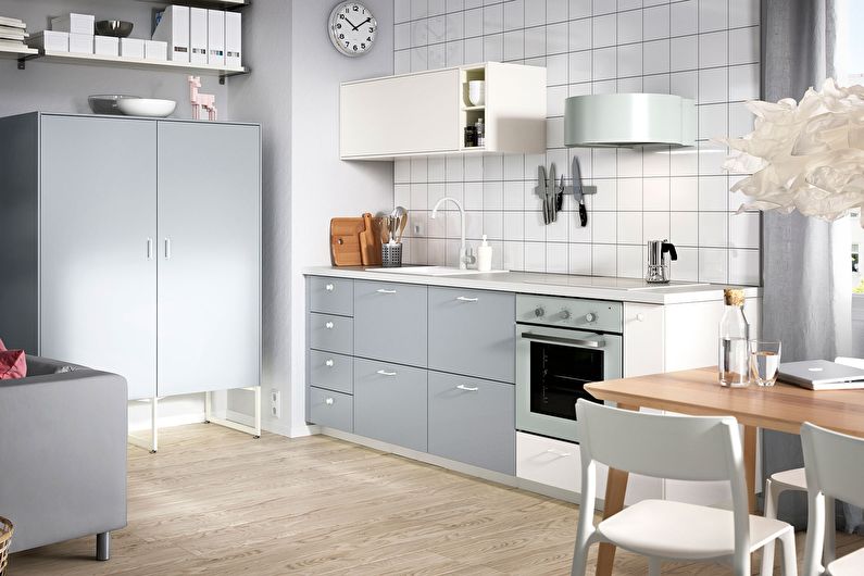 Interjero dizaino virtuvė „Ikea“ - nuotrauka