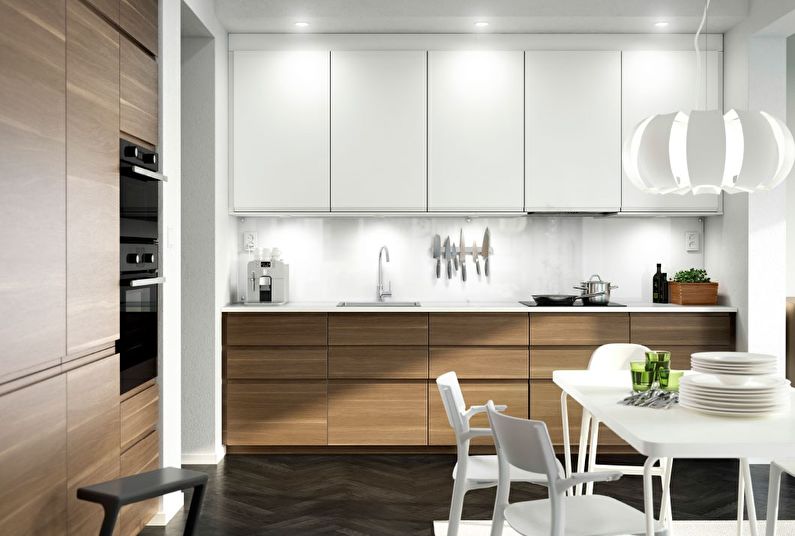 Interjero dizaino virtuvė „Ikea“ - nuotrauka