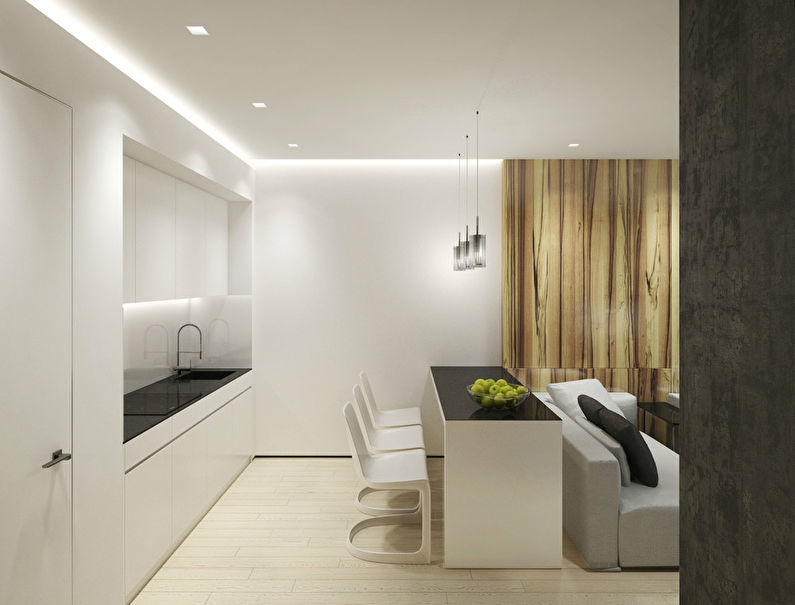 Ang apartment sa estilo ng minimalism, ZhK Champion Park - larawan 4