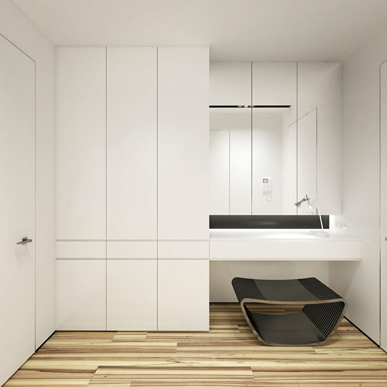 Ang apartment sa estilo ng minimalism, ZhK Champion Park - larawan 10