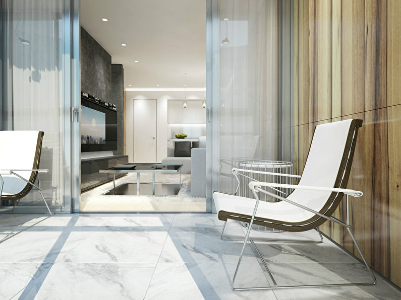 Ang apartment sa estilo ng minimalism, ZhK Champion Park - larawan 12