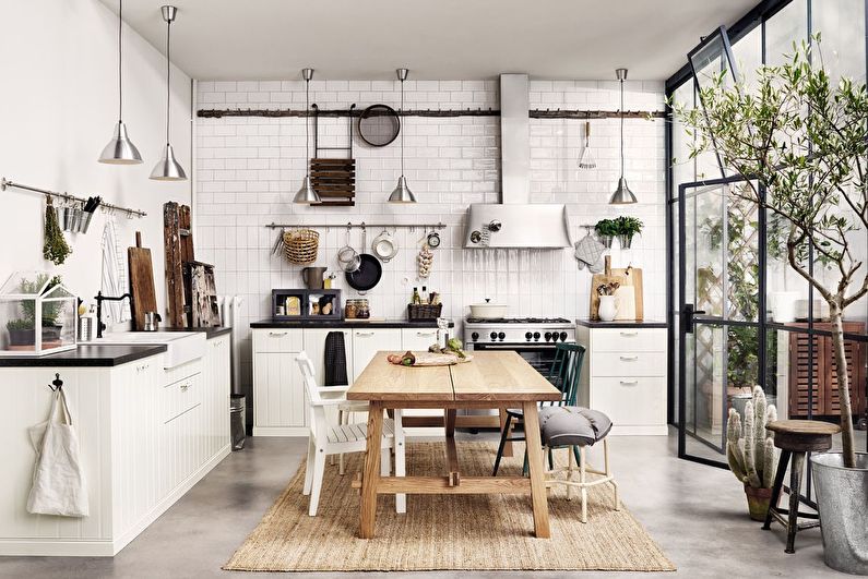 Interiér kuchyně Ikea (80 fotografií)