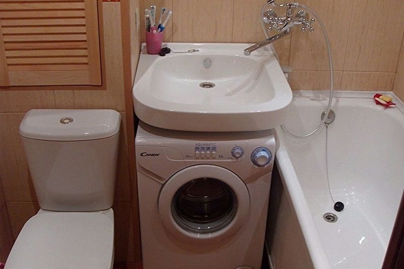 Sink sa washing machine - Mga Pakinabang at tampok