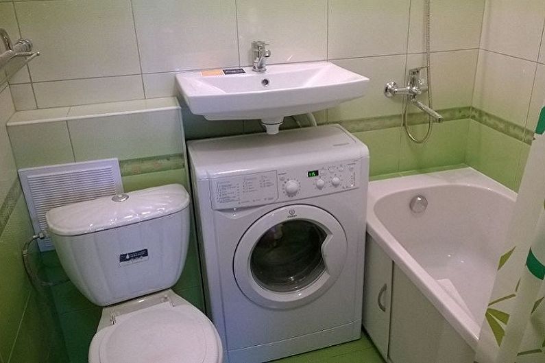 Chiuveta deasupra mașinii de spălat - Conectarea mașinii de spălat