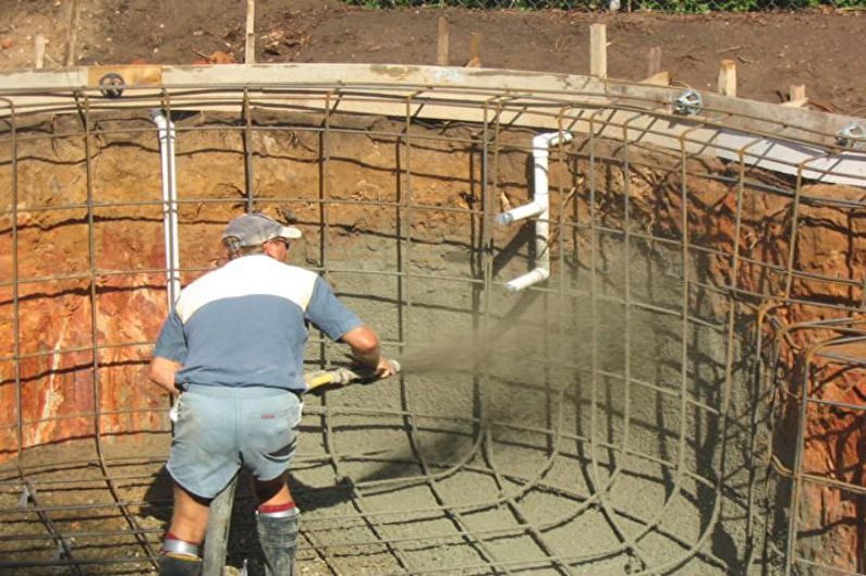 DIY-betongbasseng