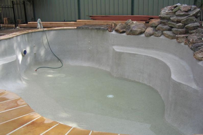 DIY betonový bazén