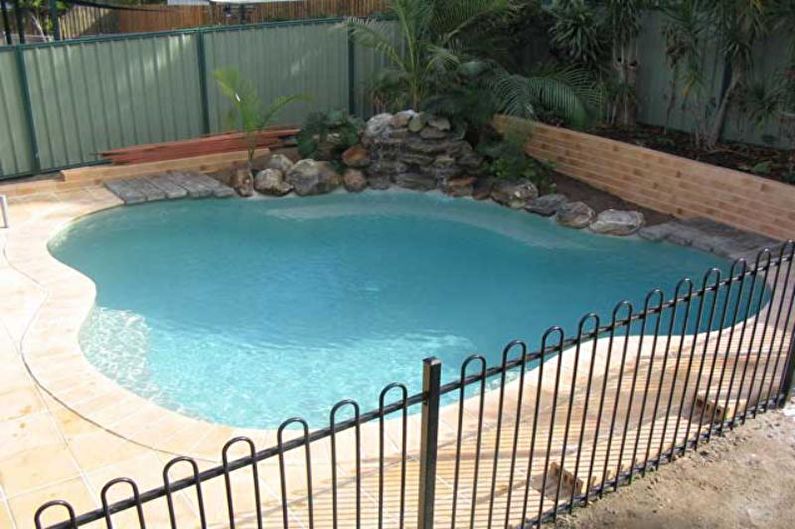 DIY betónový bazén