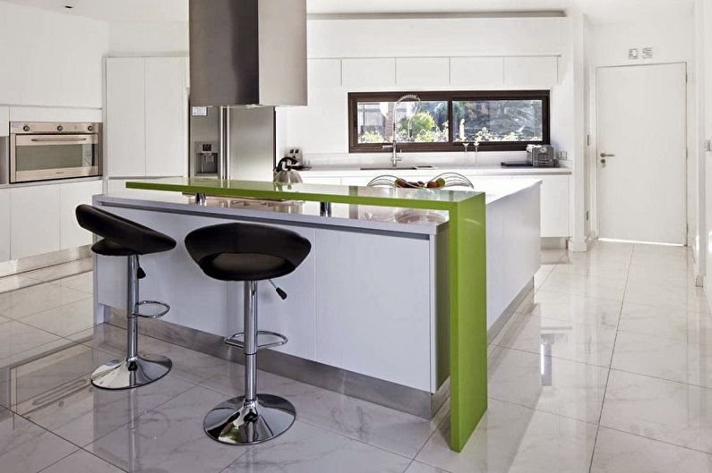 Kitchens with a bar counter - Step bar