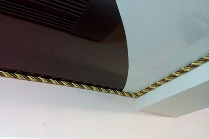 Видове первази за окачени тавани - Декоративен шнур