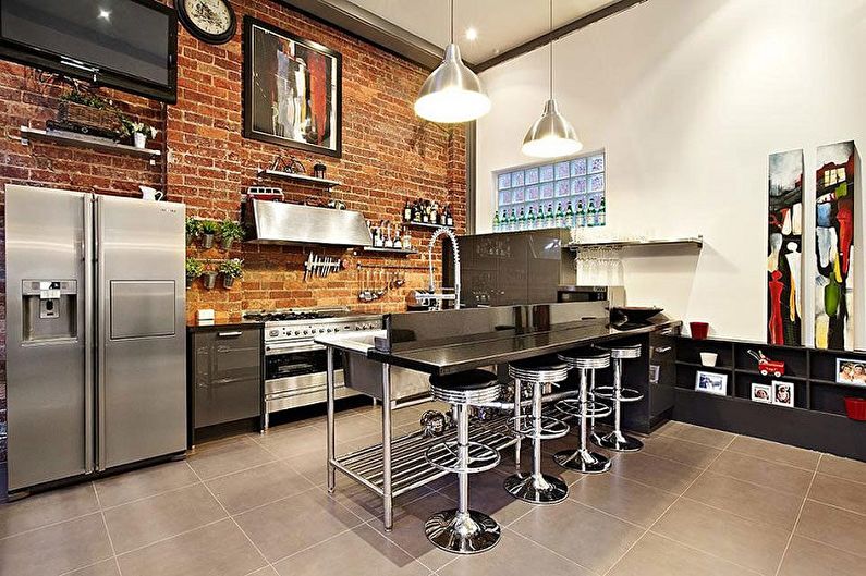 Kitchen with a bar (70 photos): design ideas