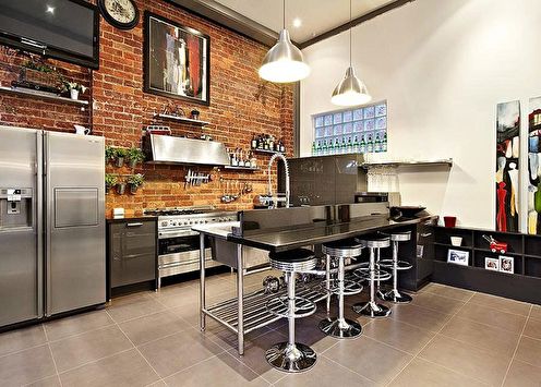 Kitchen with a bar (70 photos): design ideas