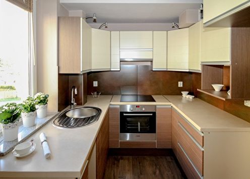 Кухињски сет за малу кухињу (60 фотографија)