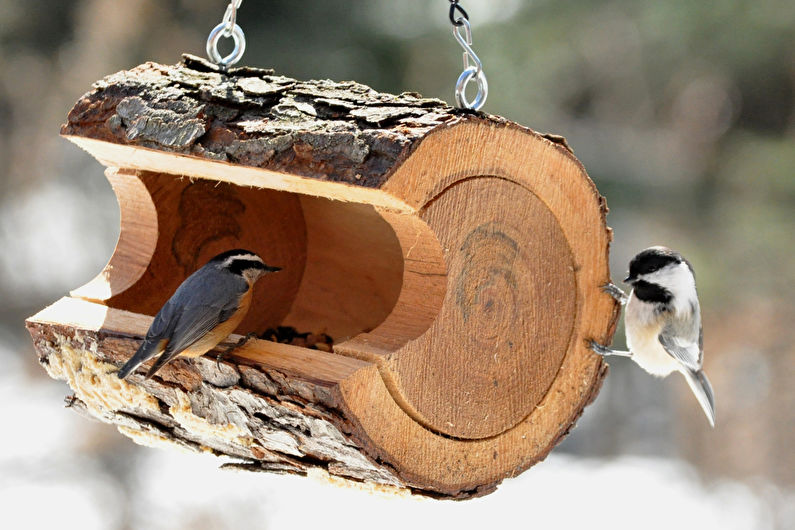 Dekoracje ogrodowe DIY - Birdhouses
