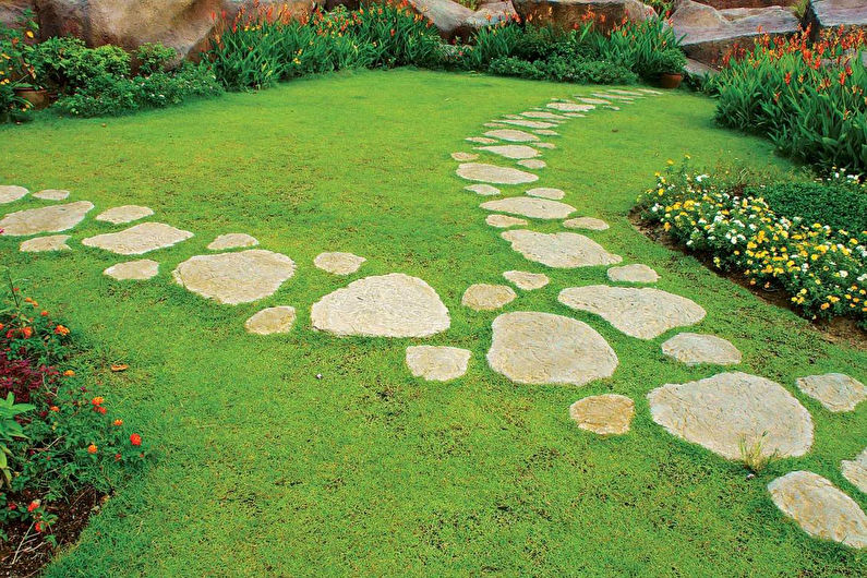 DIY kerti dekorációk - kerti ösvények
