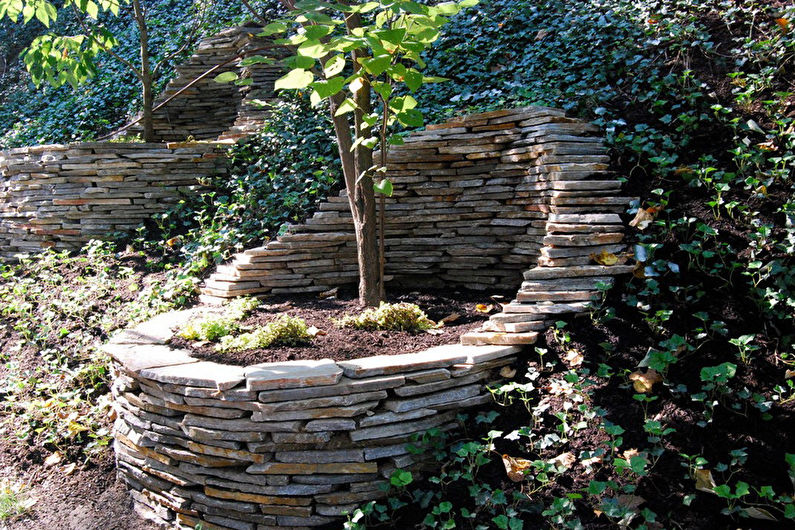 Décorations de jardin en pierre bricolage