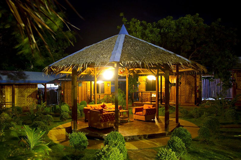 Bungaló stílusú pavilonok - fénykép