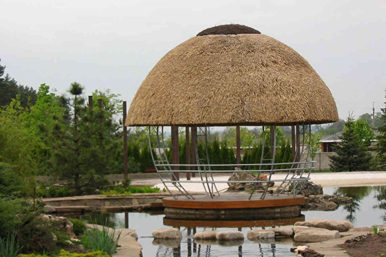 Bungalo stila paviljoni - foto