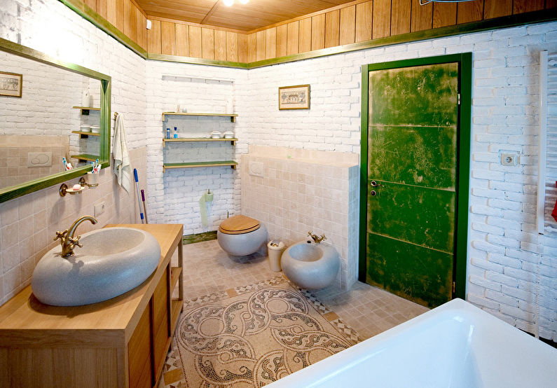 Kupaonica u seoskoj kući od čistog kamena - fotografija 3