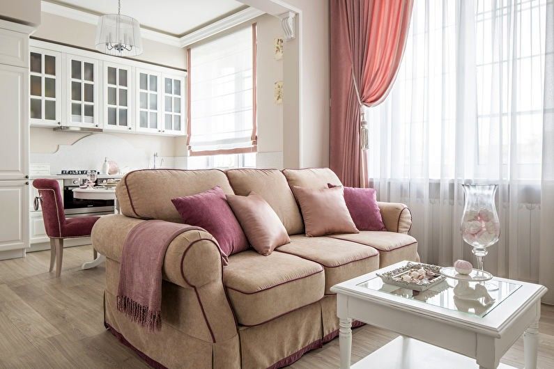 Cucina-soggiorno in stile provenzale - Interior Design