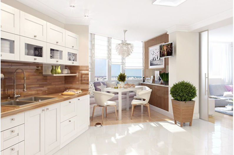 Built-in Scandinavian style kitchen - Interior Design