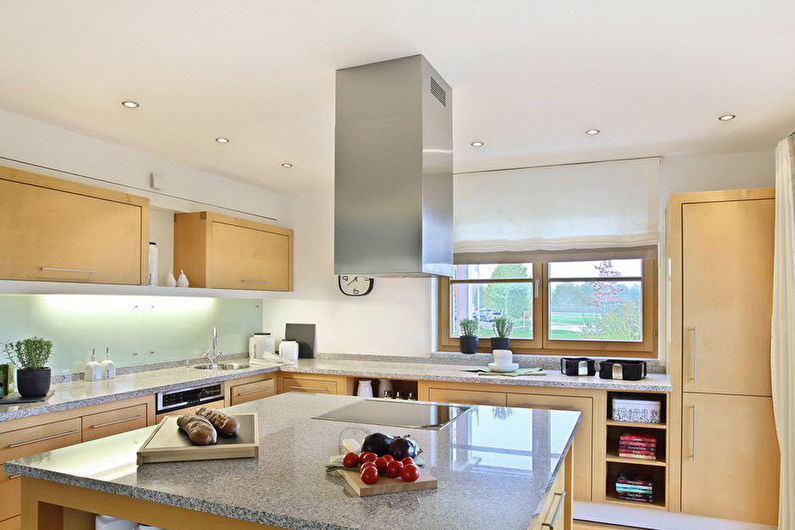 Indbygget køkken - foto, interiørdesign