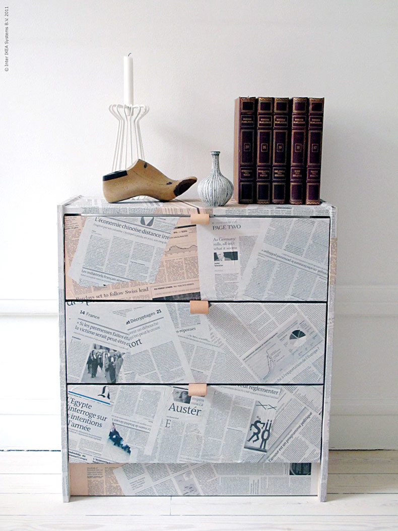 Dekorasi kabinet DIY - Decoupage