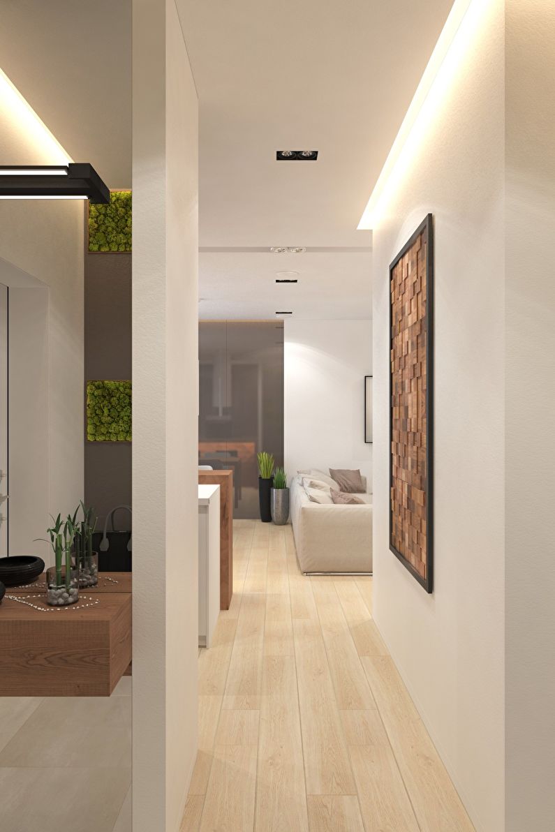 Дизайн на апартаменти в модерен еко-стил - снимка 18