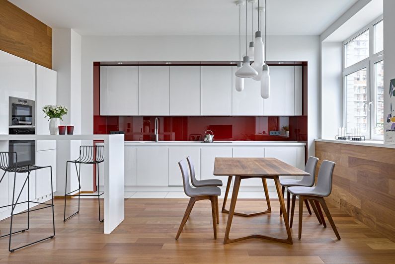 Reka bentuk dapur gaya minimalis