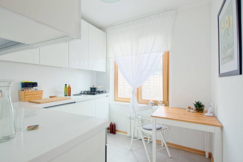 Reka bentuk dapur gaya Scandinavia