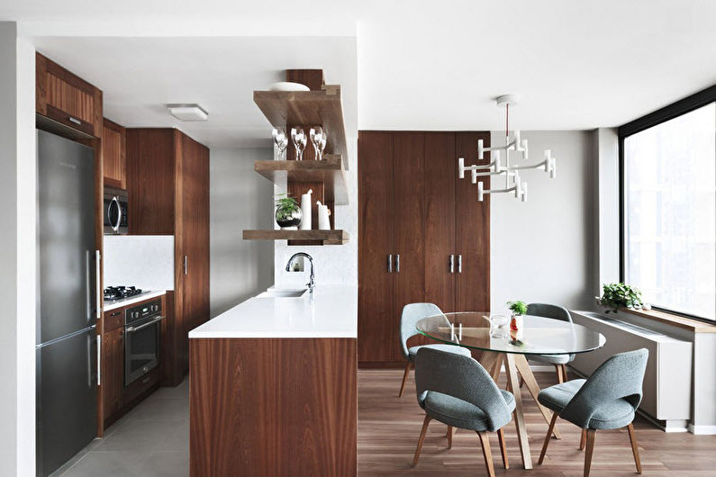 Virtuvės interjero dizainas - nuotrauka
