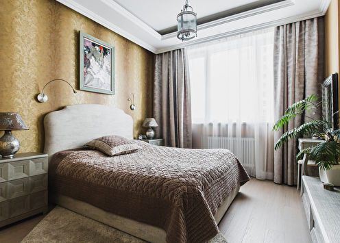 Designa ett sovrum i klassisk stil (70 foton)