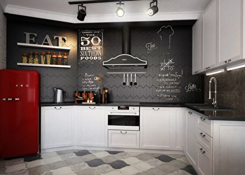 Virtuves dizains NY Loft