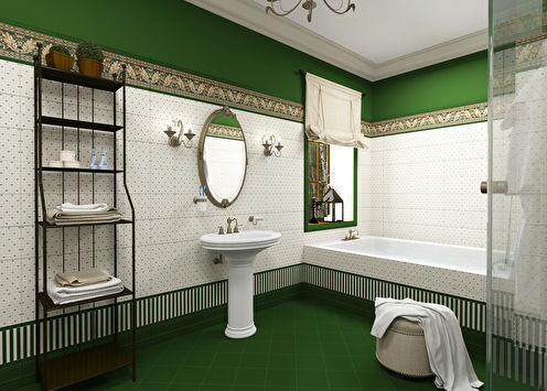 Chúa tể: Phòng tắm phong cách cổ điển