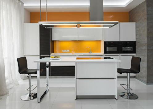 Virtuvės dizainas modernus stilius.