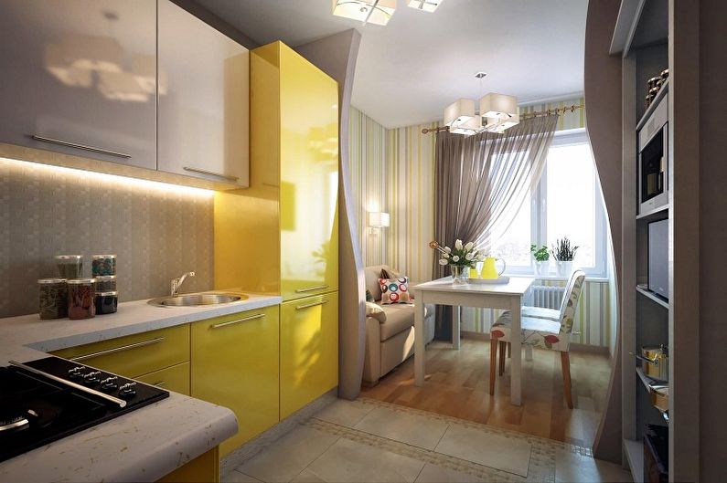 Diseño de cocina de 15 m2. - Foto
