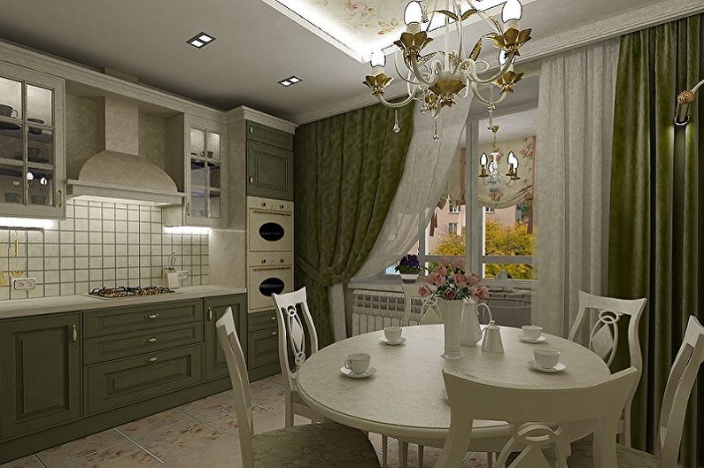 Diseño de cocina de 15 m2. - Foto