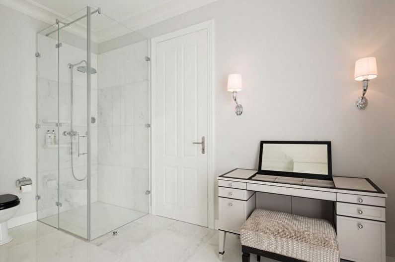 Bagno con doccia - foto di interior design