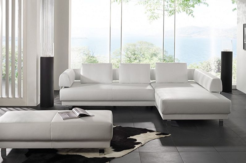 Modulære sofaer og interiørstilarter
