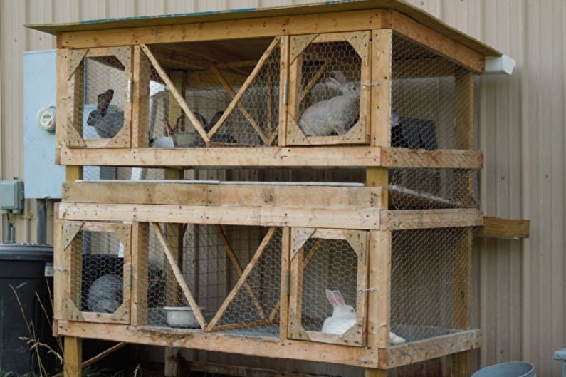 Cages de lapin bricolage - Mesures et dessins