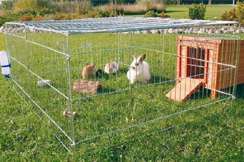 DIY králičí klece - foto