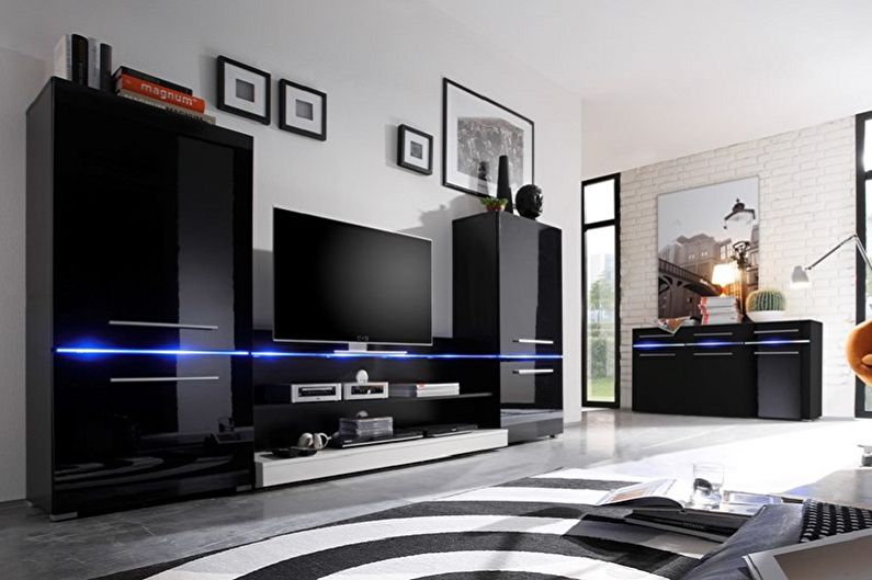 High-tech Living Room Design - Møbler