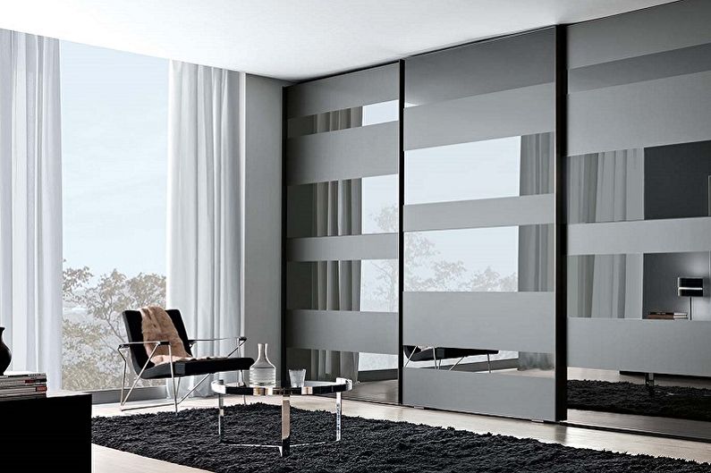High-tech design obývacího pokoje - nábytek