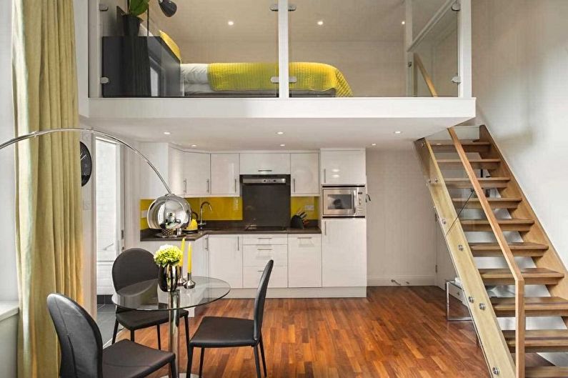 Dispunerea unui apartament cu o cameră - Idei pentru a economisi spațiu