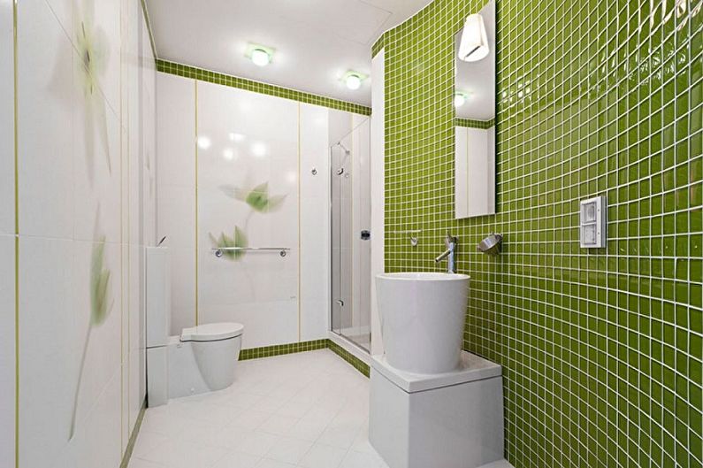 Kylpyhuoneen laatat - valokuva