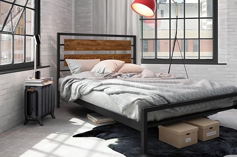 Types de lits en fer forgé de différents styles - Loft