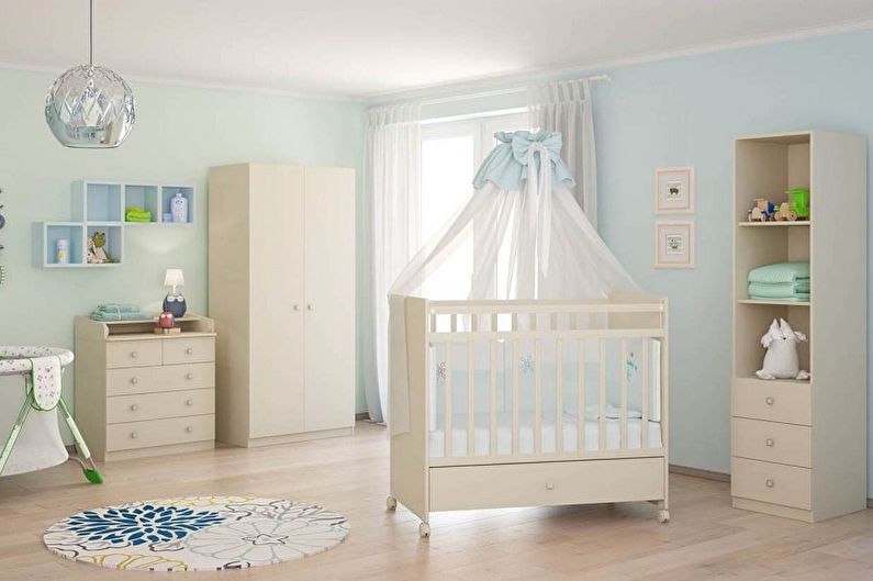 ประเภทของเตียงเด็กทารกสำหรับทารกโดยการออกแบบ - เตียงบนล้อ