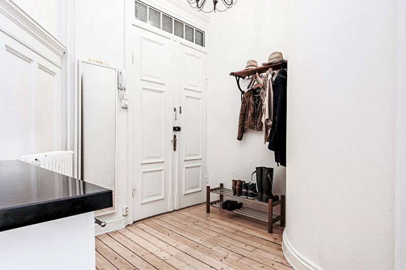 Couloir de style scandinave - photo de design d'intérieur