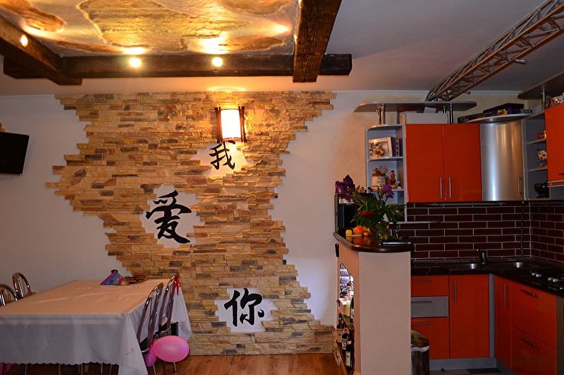 Orientalsk køkkendesign - Belysning og indretning