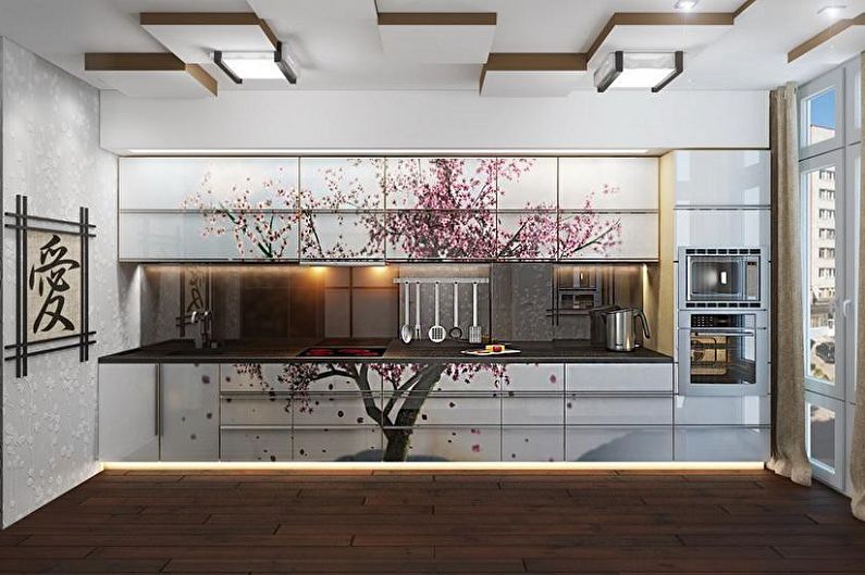 Orientalsk kjøkken - interiørdesignfoto