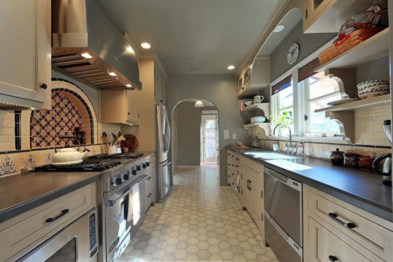 Keleti stílusú konyha - belsőépítészeti fénykép
